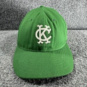 Vintage Ebbets Field‎ Flannels KC Green Wool Cap 7 1/4